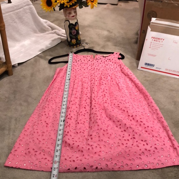 Michael KORS pink eyelet cotton dress all lined - Picture 8 of 10